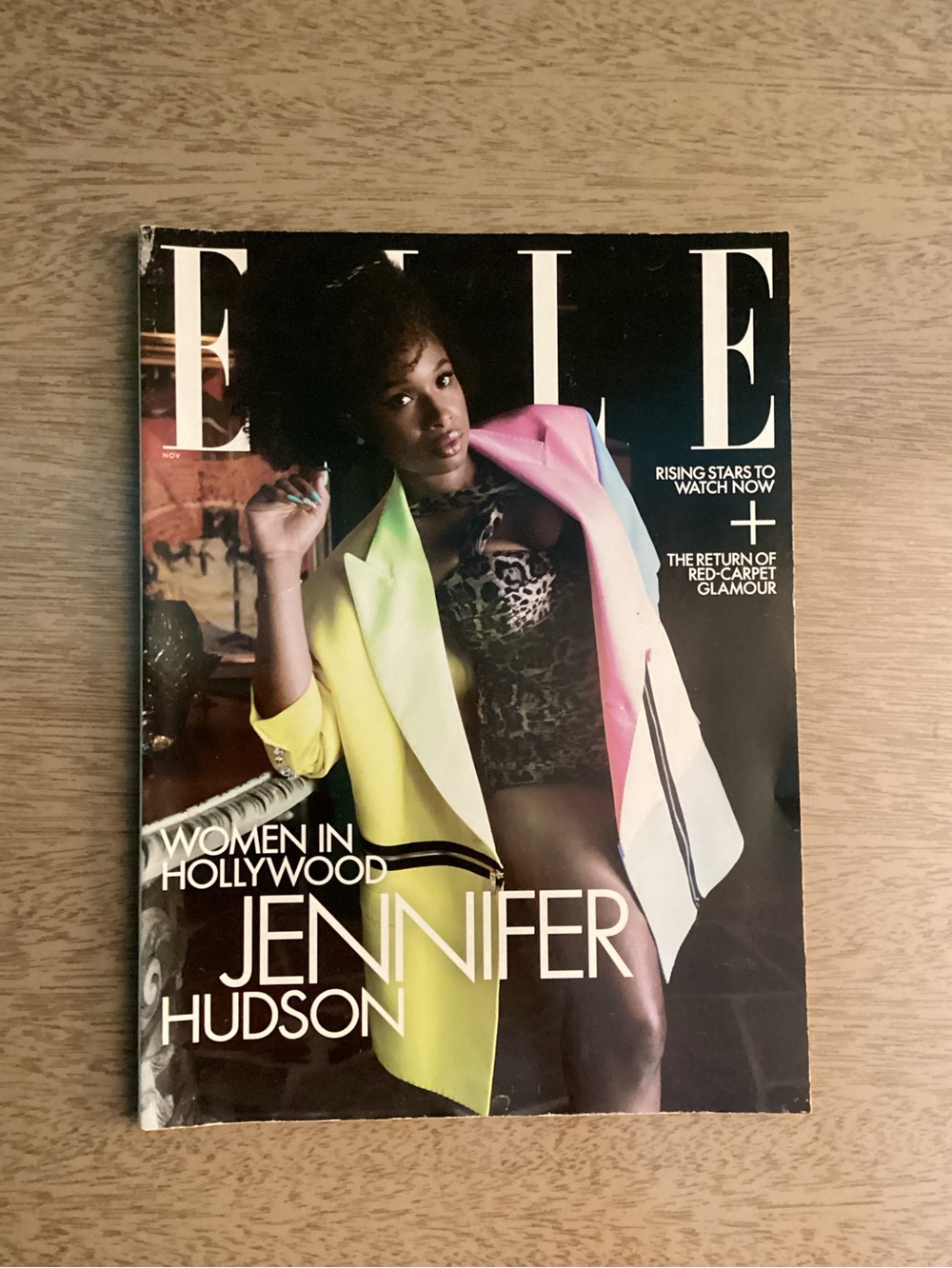Elle Magazine November 2021 Issue featuring Jennifer Hudson